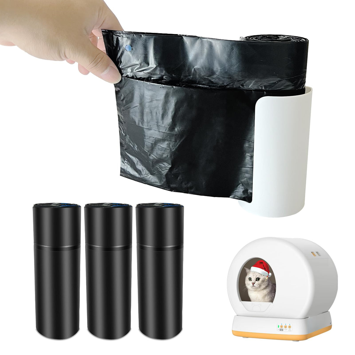 YESORMLING meo-want liner compatibility shows easy-fit 17.7x12.6 inch bags for Meo Want boxes