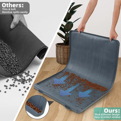 Yessotech waterproof silicone mat dries quickly after meals.