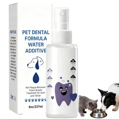 Yetary Pawbright Dental Plus bottle pour for easy daily dosing in dog water.