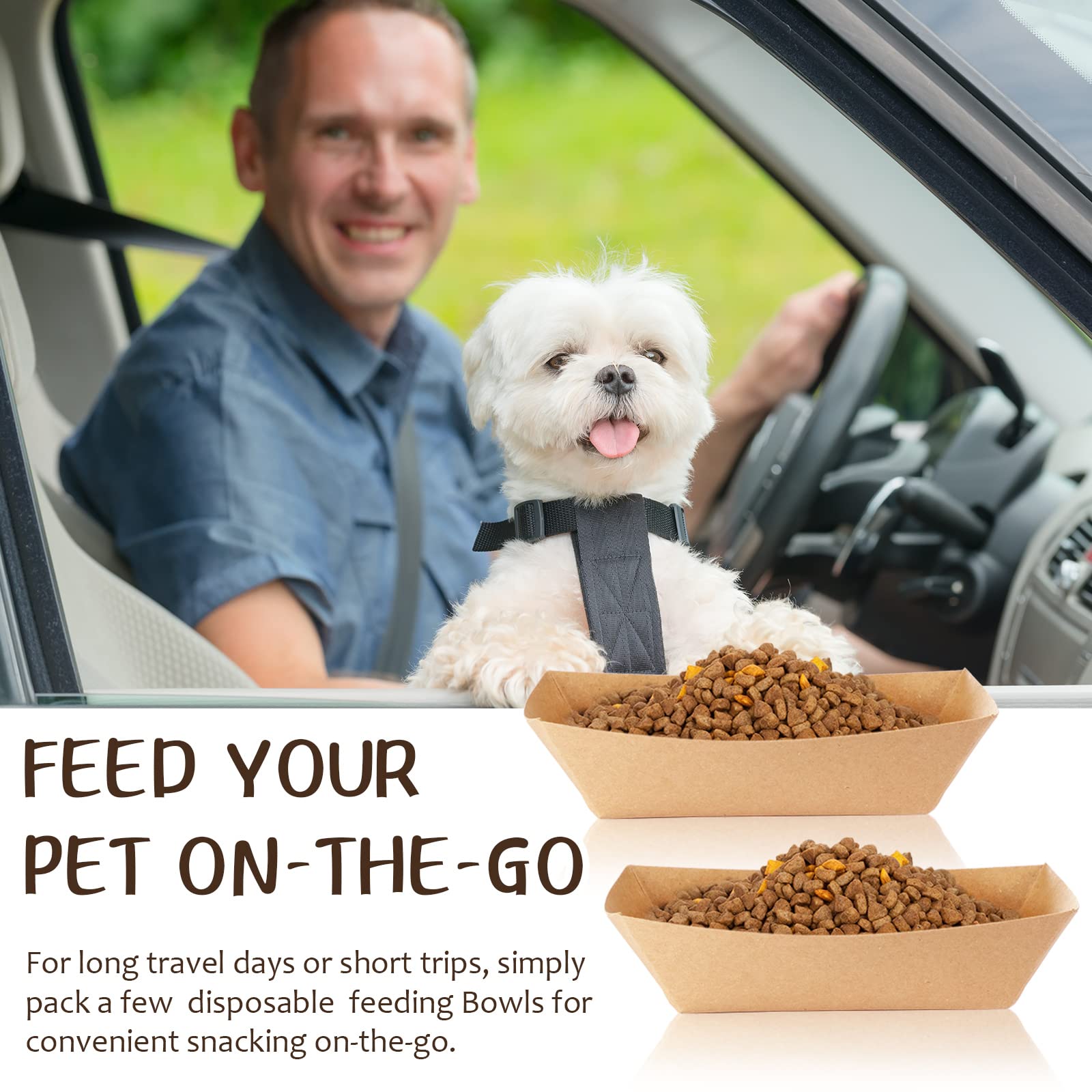 Yetene disposable pet dish wash-free feature for quick setups