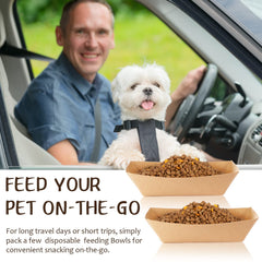 Yetene disposable pet dish wash-free feature for quick setups