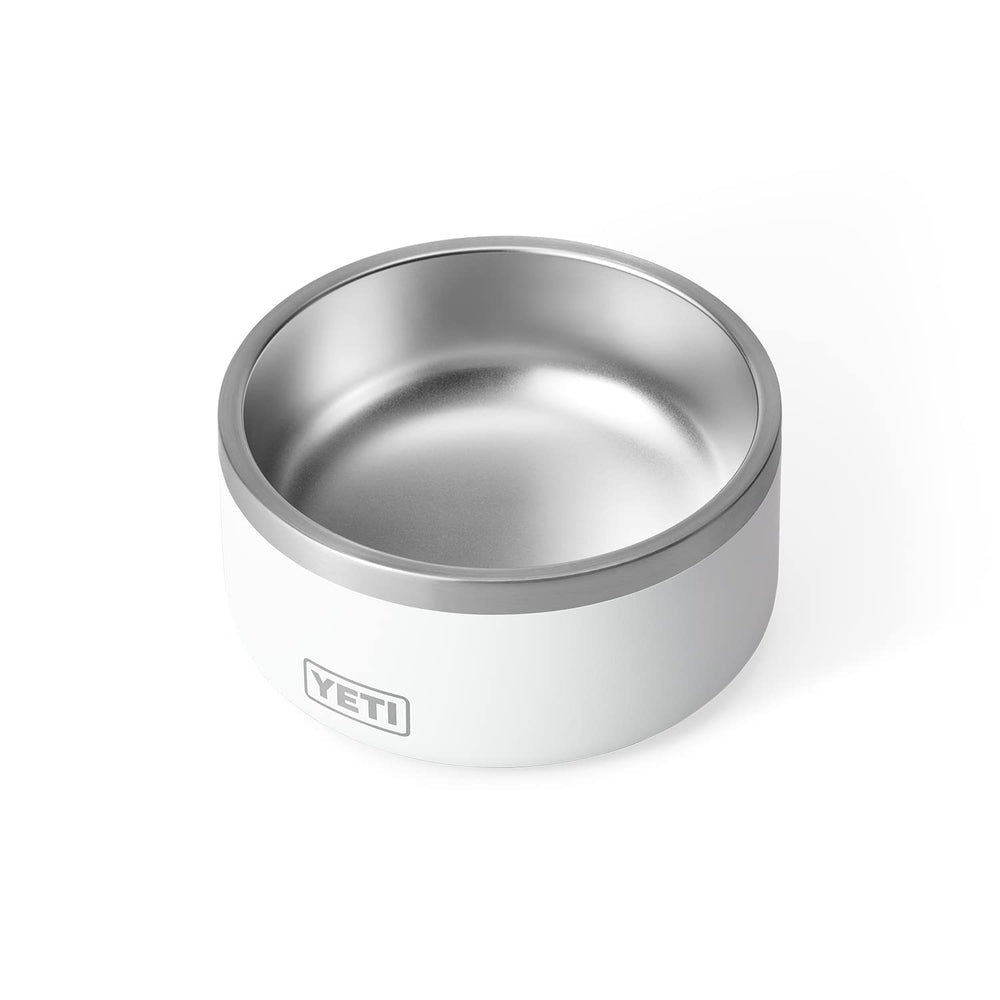 YETI Boomer 4, 32-ounce capacity, ideal for kibble and water.
