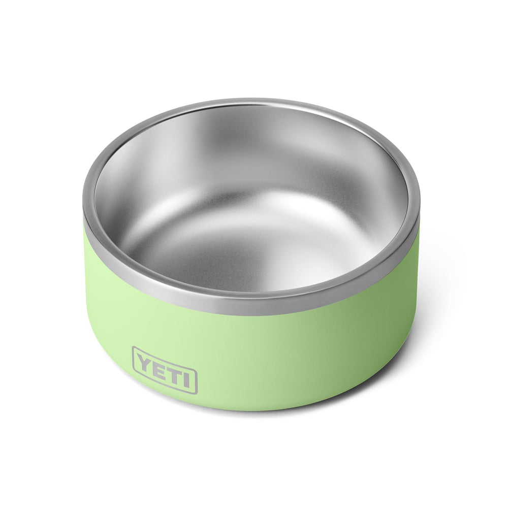 YETI Boomer 8 key lime color adds visibility for outdoor feeding