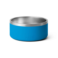 YETI Boomer 8 close-up emphasizes 18/8 stainless steel durability.