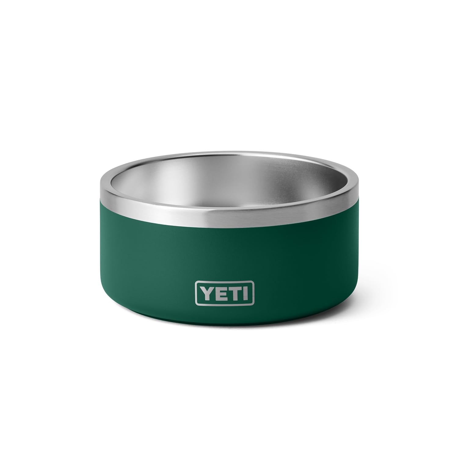 YETI Boomer 4 dog bowl in stainless steel for durable, rust-resistant feeding.