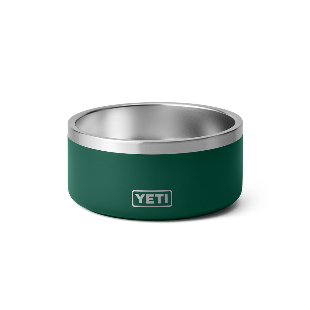 YETI Boomer 4 dog bowl in stainless steel for durable, rust-resistant feeding.