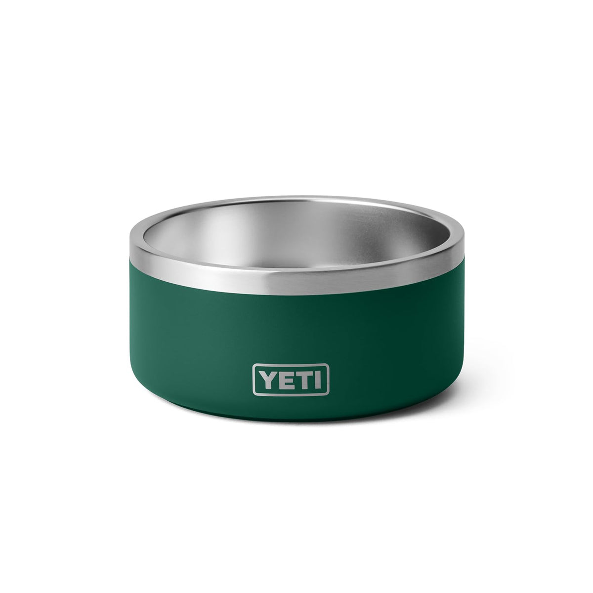 YETI Boomer 4 dog bowl in stainless steel for durable, rust-resistant feeding.