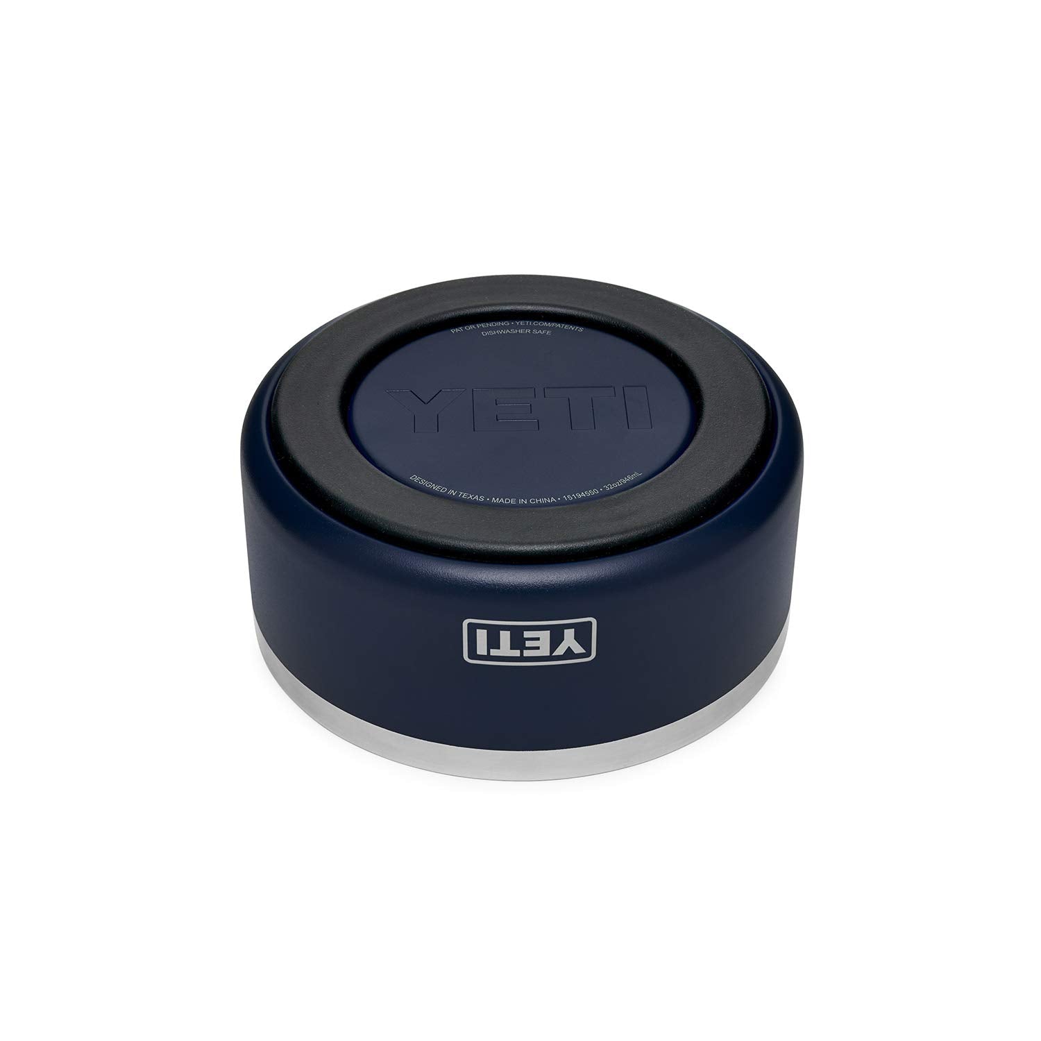 YETI Boomer 4 stainless steel durability stays dent-free during playtime and travel.