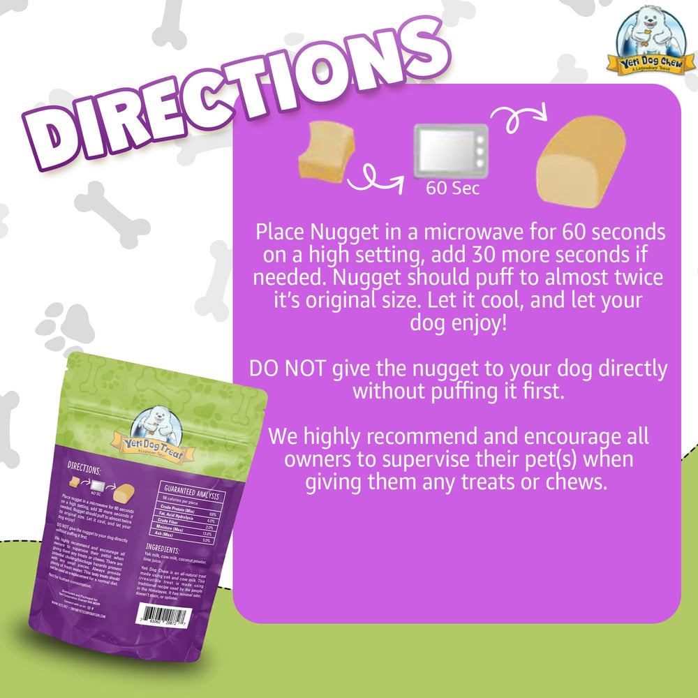 Yeti dog chew refill nuggets indoor-play demonstrates non-staining, mess-free chewing.