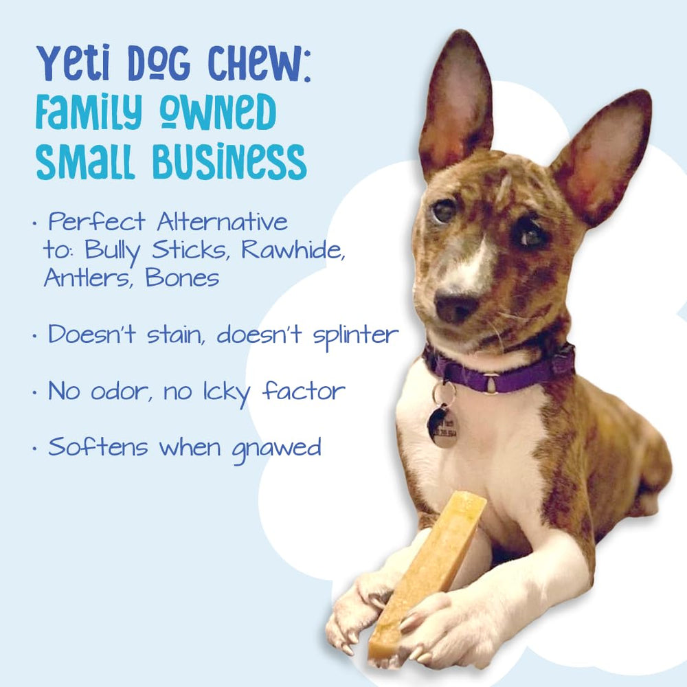 Yeti Dog Chew Yak Cheese Himalayan microwaved crisp – puffed snack for extended enjoyment