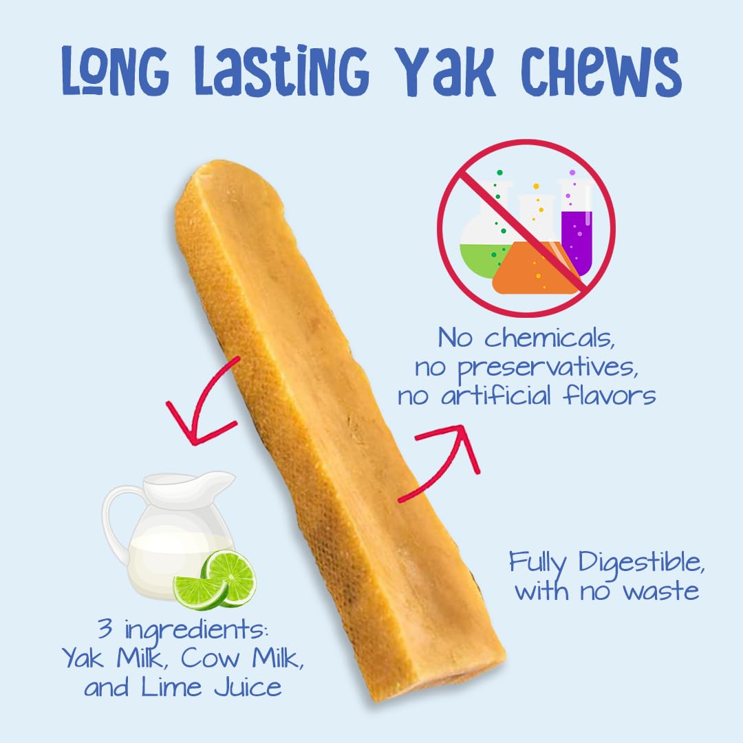 Yeti Dog Chew Yak Cheese Himalayan small 3.5oz – perfect for puppies and small breeds