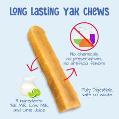 Yeti Dog Chew Yak Cheese Himalayan small 3.5oz – perfect for puppies and small breeds
