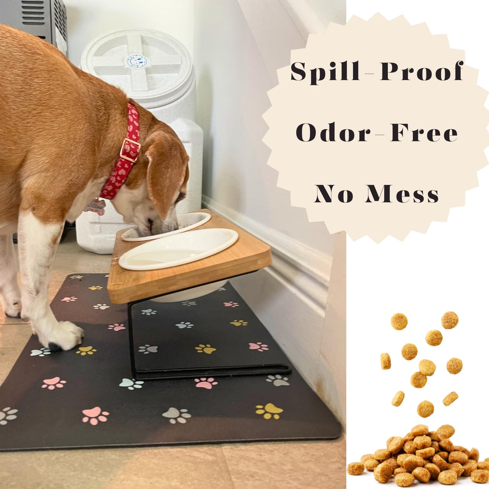 Yetstock pet mat multiuse suitable for puppies or cats and everyday feeding.