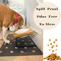 Yetstock pet mat multiuse suitable for puppies or cats and everyday feeding.