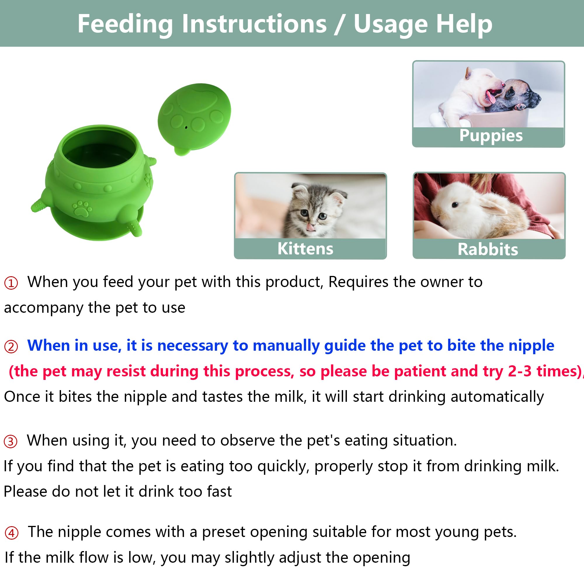 YeulYuuri feeder milk flow control close-up emphasizes safe, measured release.