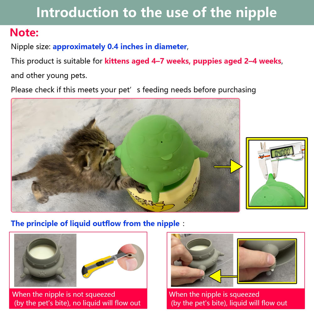 YeulYuuri newborn feeder with 4-nipple design highlighting steady milk flow.