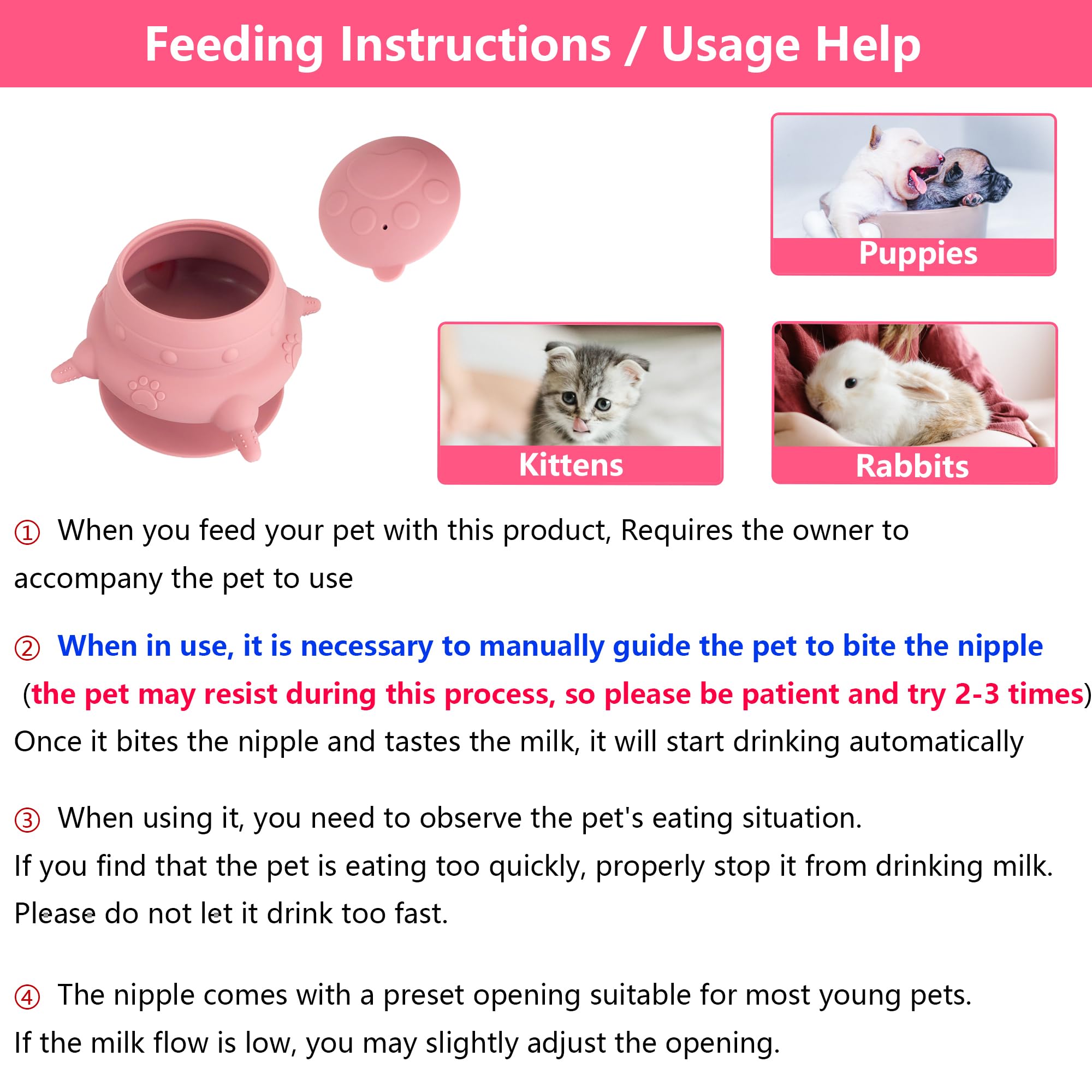 YeulYuuri newborn feeder raised-surface tip image suggests comfortable feeding posture.