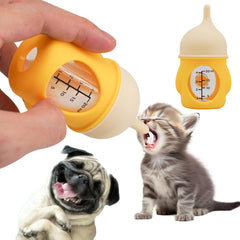 YeulYuuri puppy bottle yellow 20ml cap for controlled flow during nursing