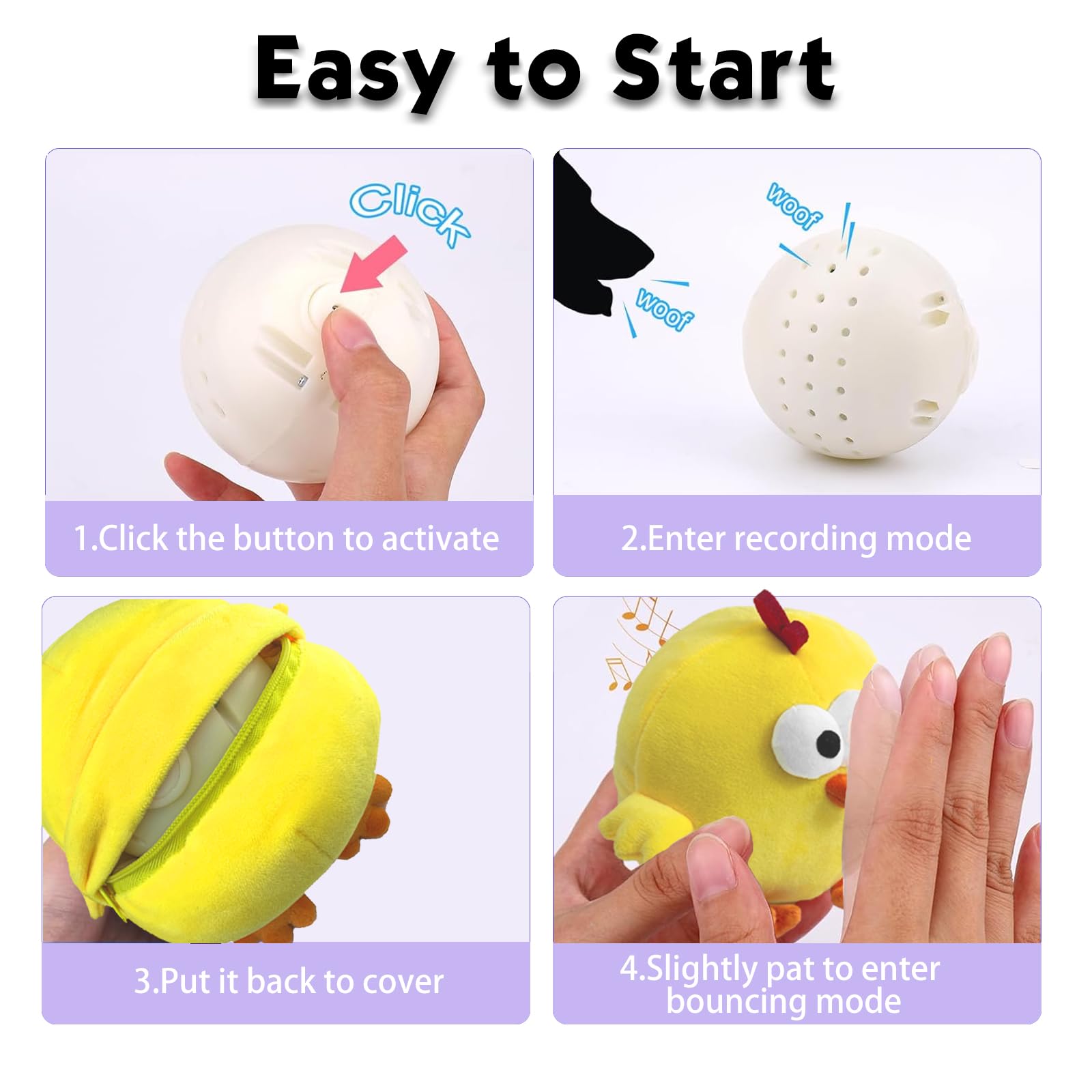 Yewacne music and recording mode toy provides tunes and imitation play