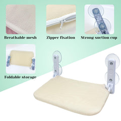 YEXEXINM bearded dragon hammock close-up of breathable soft fabric