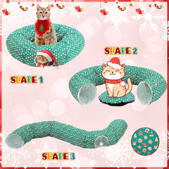 Yeyeplum cat tunnel cave hideaway offering stretch and exploration space.