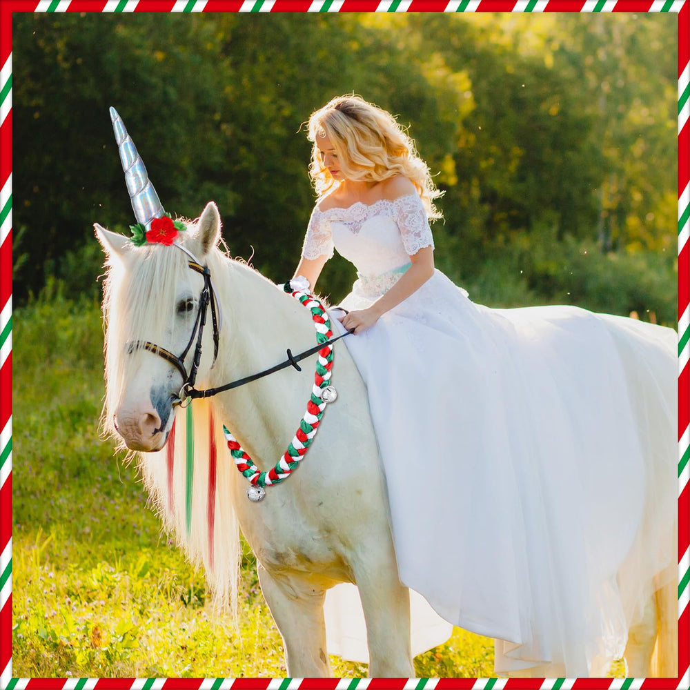 Yeyeplum holiday horse bling collection demonstrates versatile holiday styling.