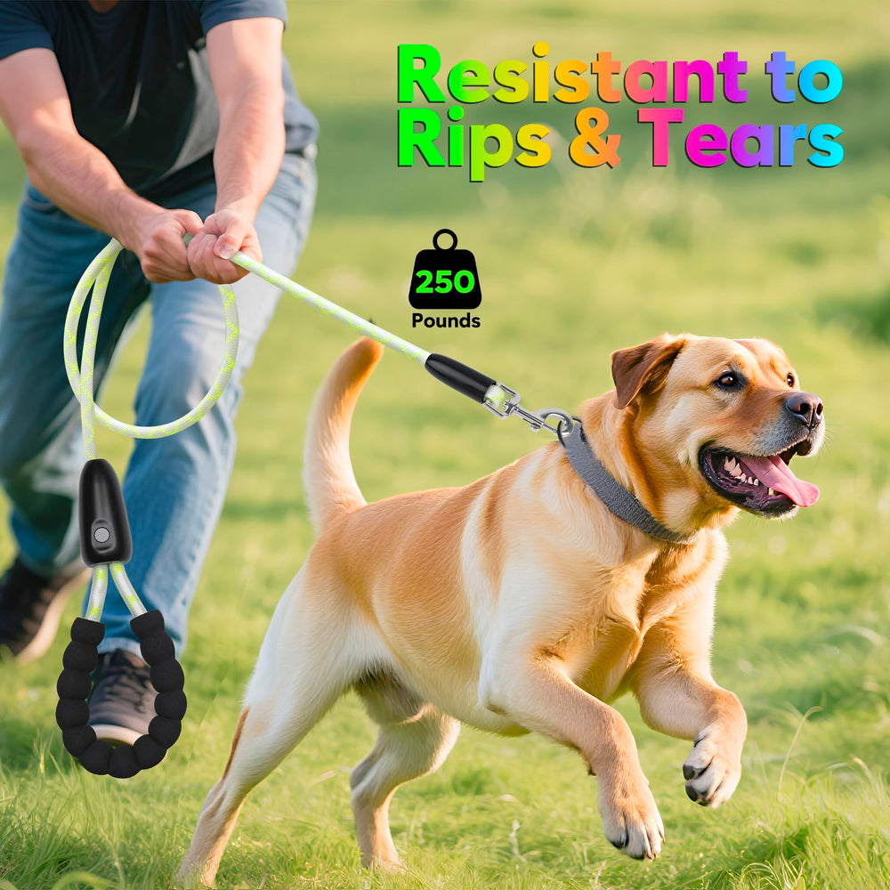 YFbrite waterproof silicone leash withstands mud and rain