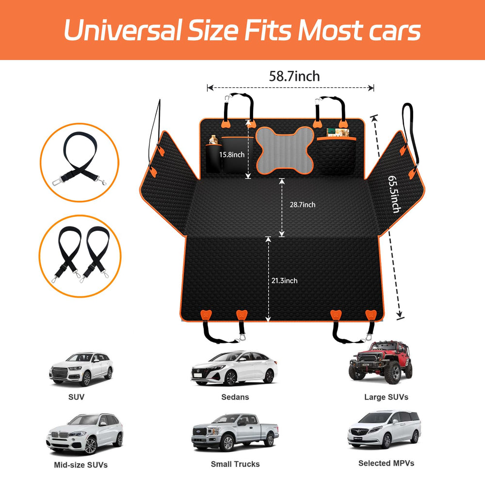 YFChangle easy installation with headrest straps and anchors.