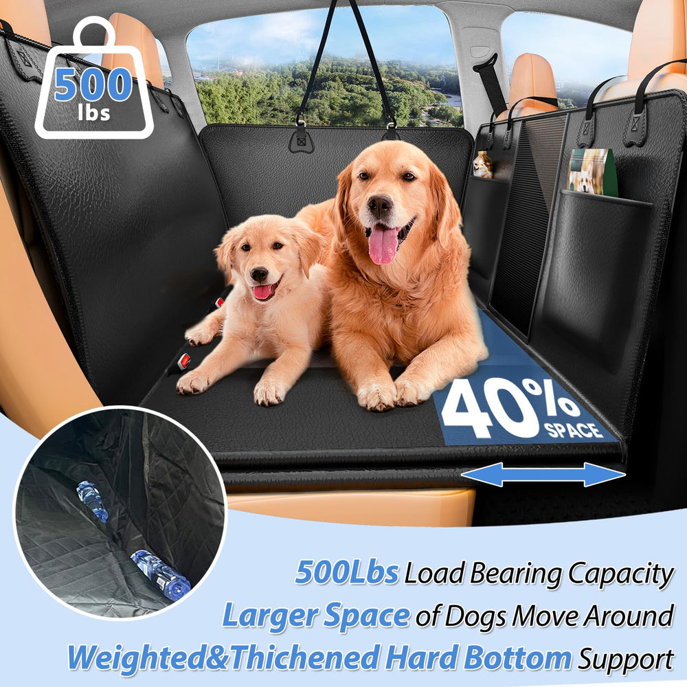YFChangle faux leather surface cushions pets while keeping clean.