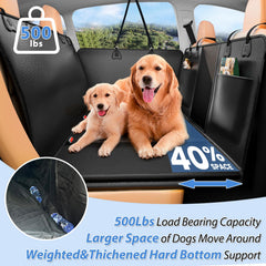 YFChangle faux leather surface cushions pets while keeping clean.