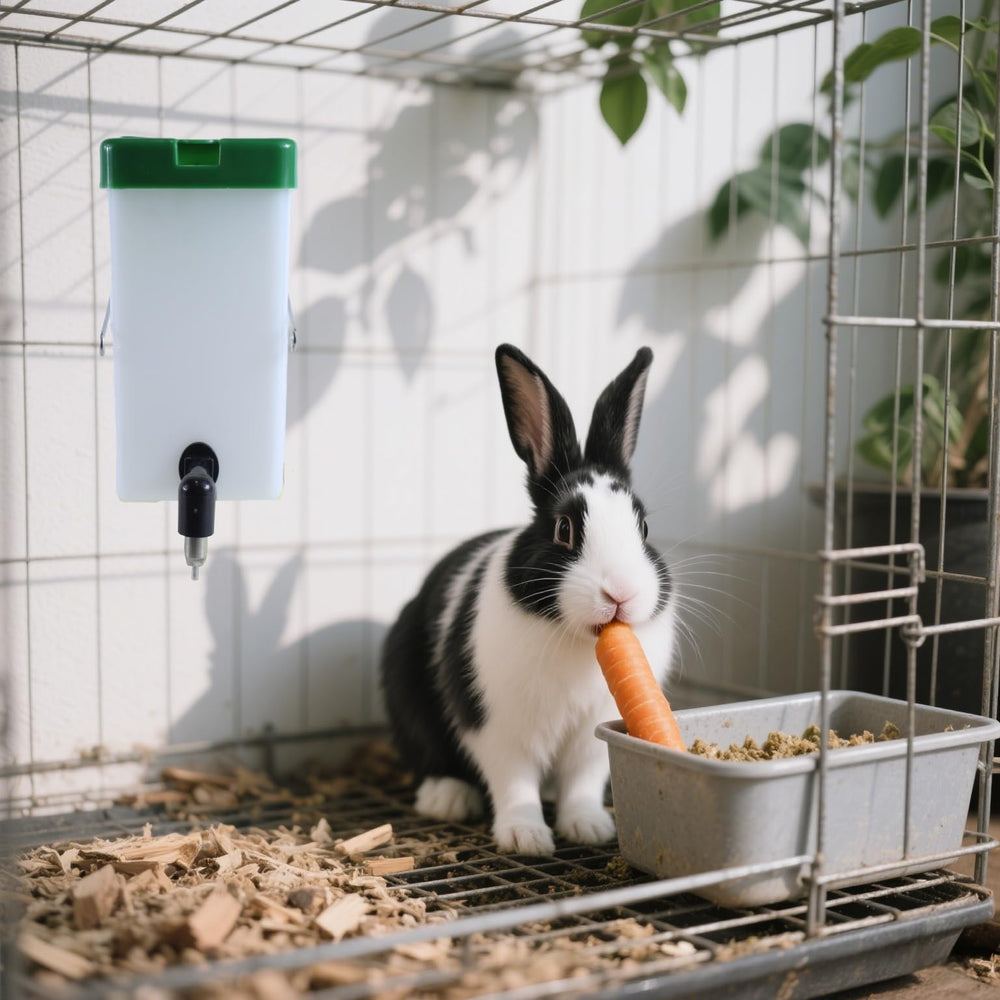 YGbridge 2Pack water bottle with spring-loaded mount for secure cage attachment.
