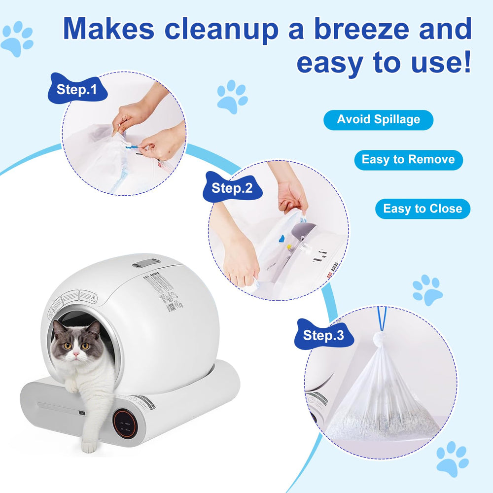 Yhwocd 5-roll waste bags supply convenient backup for disposal.