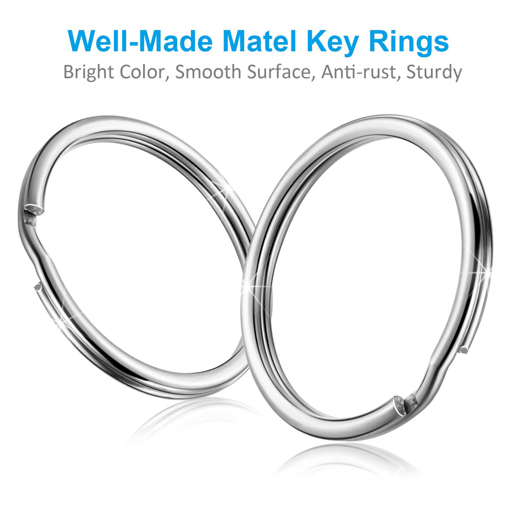 YHYZ split key ring 25mm—durable loop for jewelry or key sets.