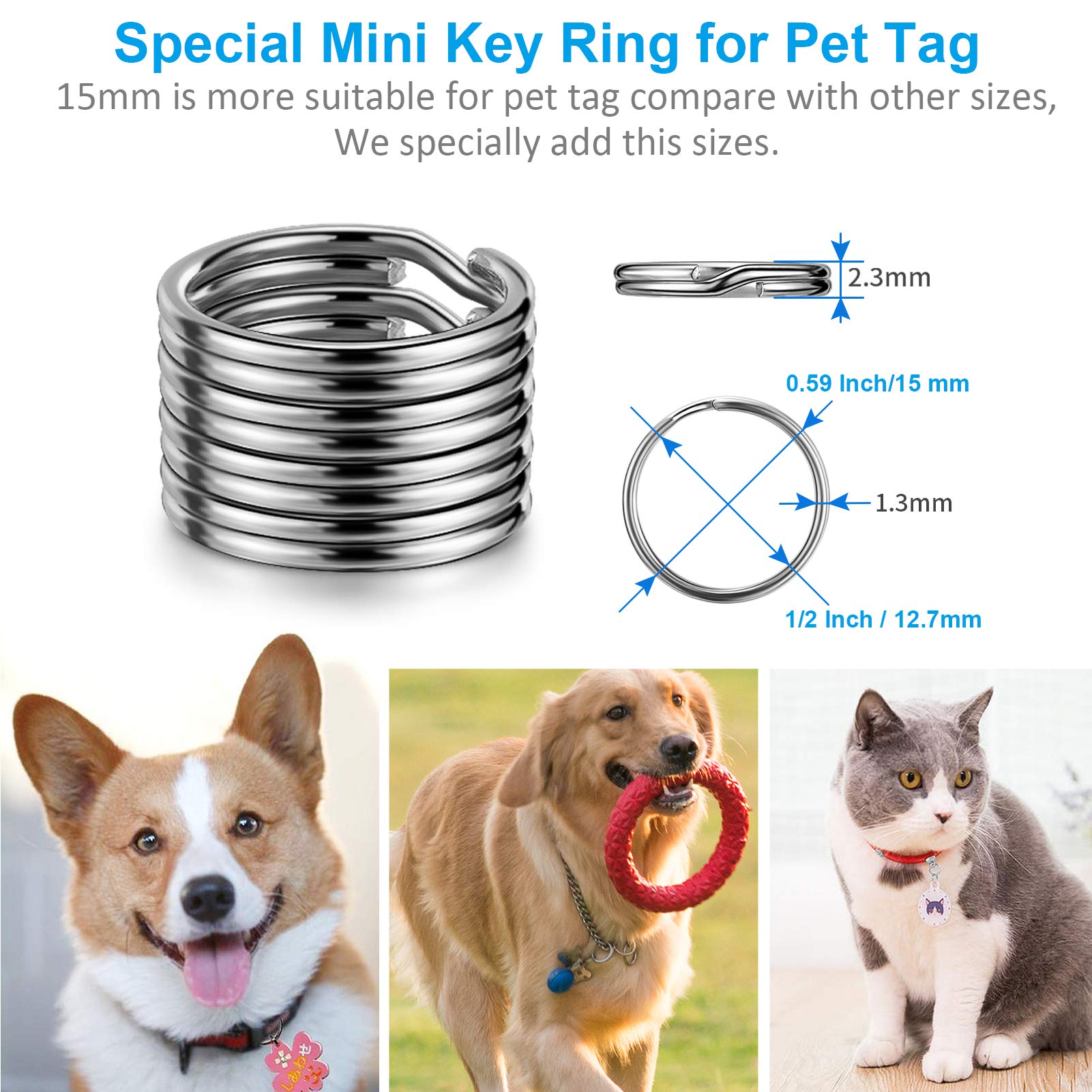 YHYZ split key ring smooth surface—polished finish reduces snagging.
