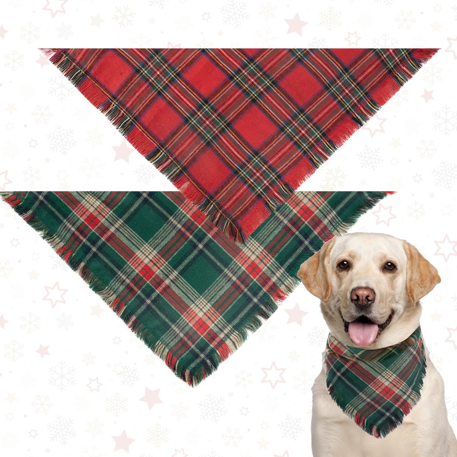 Yicostar two pack gift set makes a thoughtful seasonal accessory for pets.
