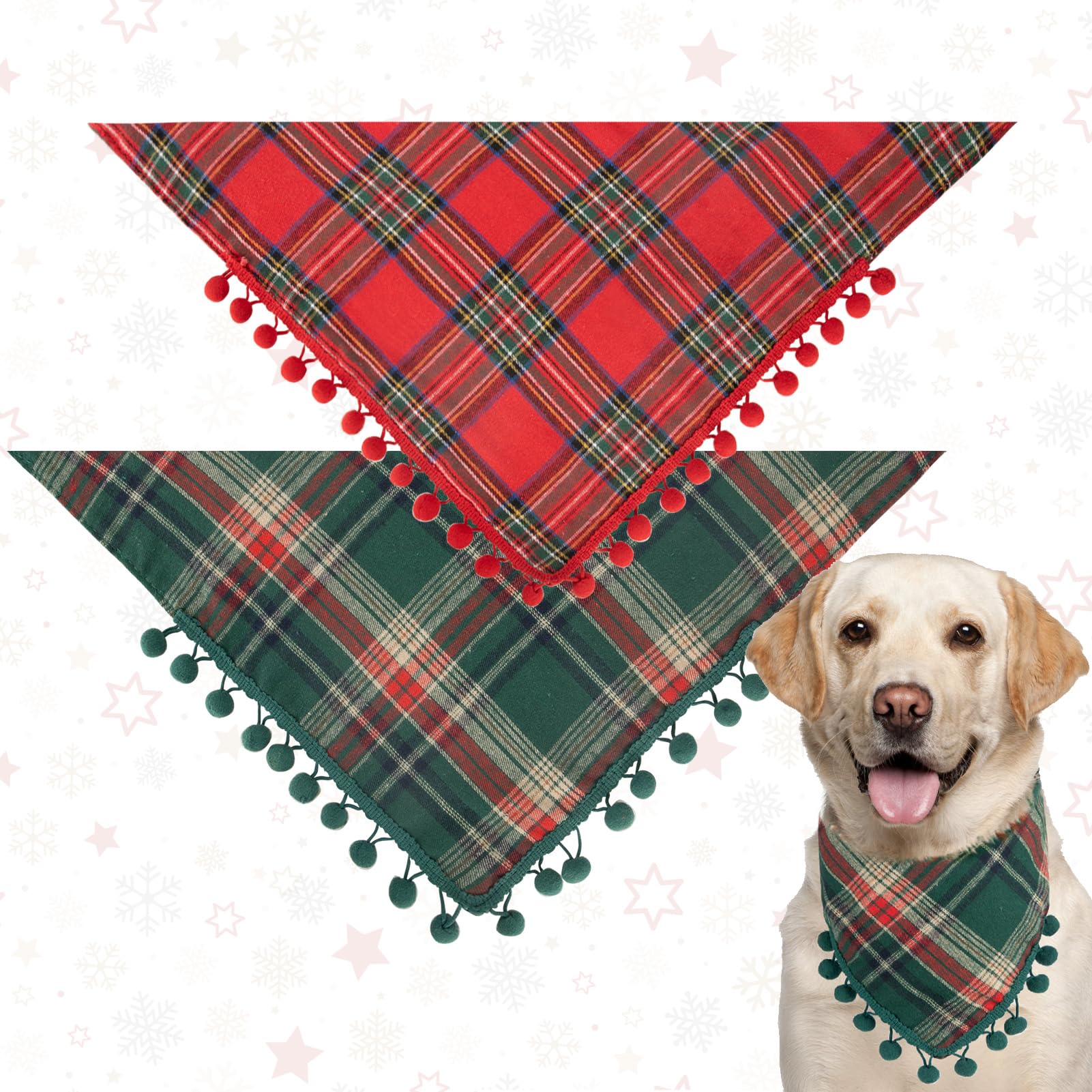 Yicostar bandanas are versatile beyond Christmas for photos and events