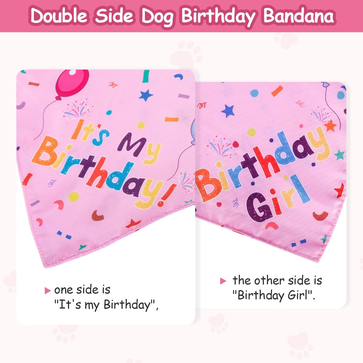 Yicostar dog birthday hat dimensions keep small to large dogs comfy.