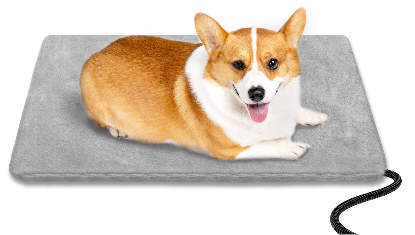 Yicostar dog heating pad outdoor 18x18 warms dogs on chilly outdoor naps