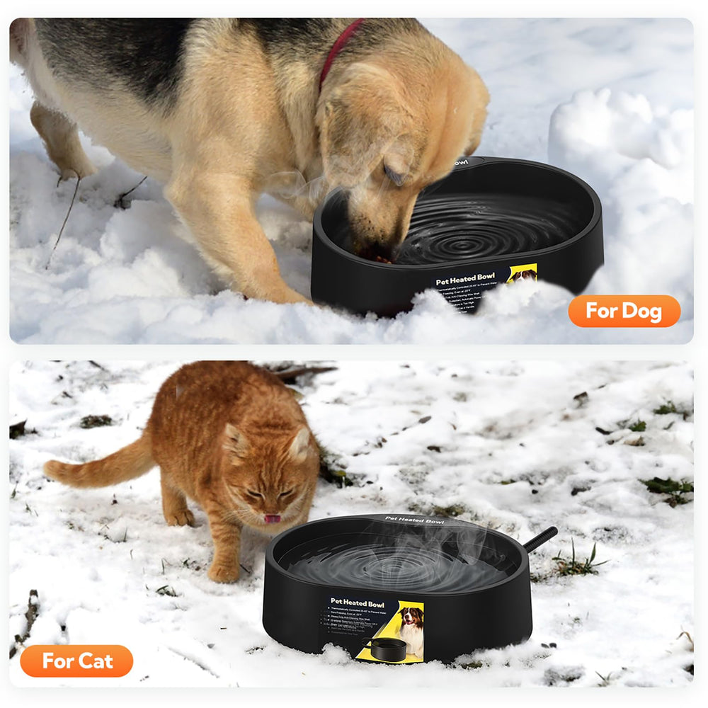 Yicostar heated water bowl premium materials ensure safe, durable winter hydration.