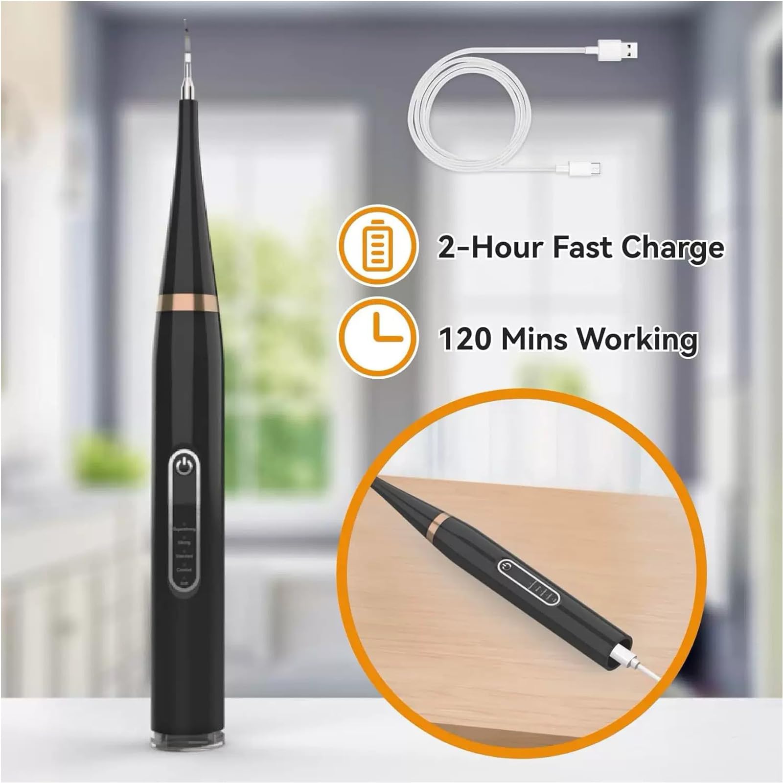 Yienshoo dog electric toothbrush kit ipx6 waterproof for easy cleaning.