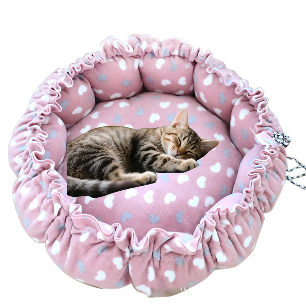 YIKANGHENG Cat Bed in use as a cozy nap spot for cats
