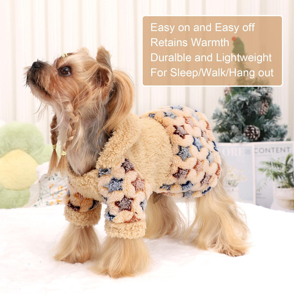Yikeyo dog sweater dress open-crotch design for easy bathroom breaks