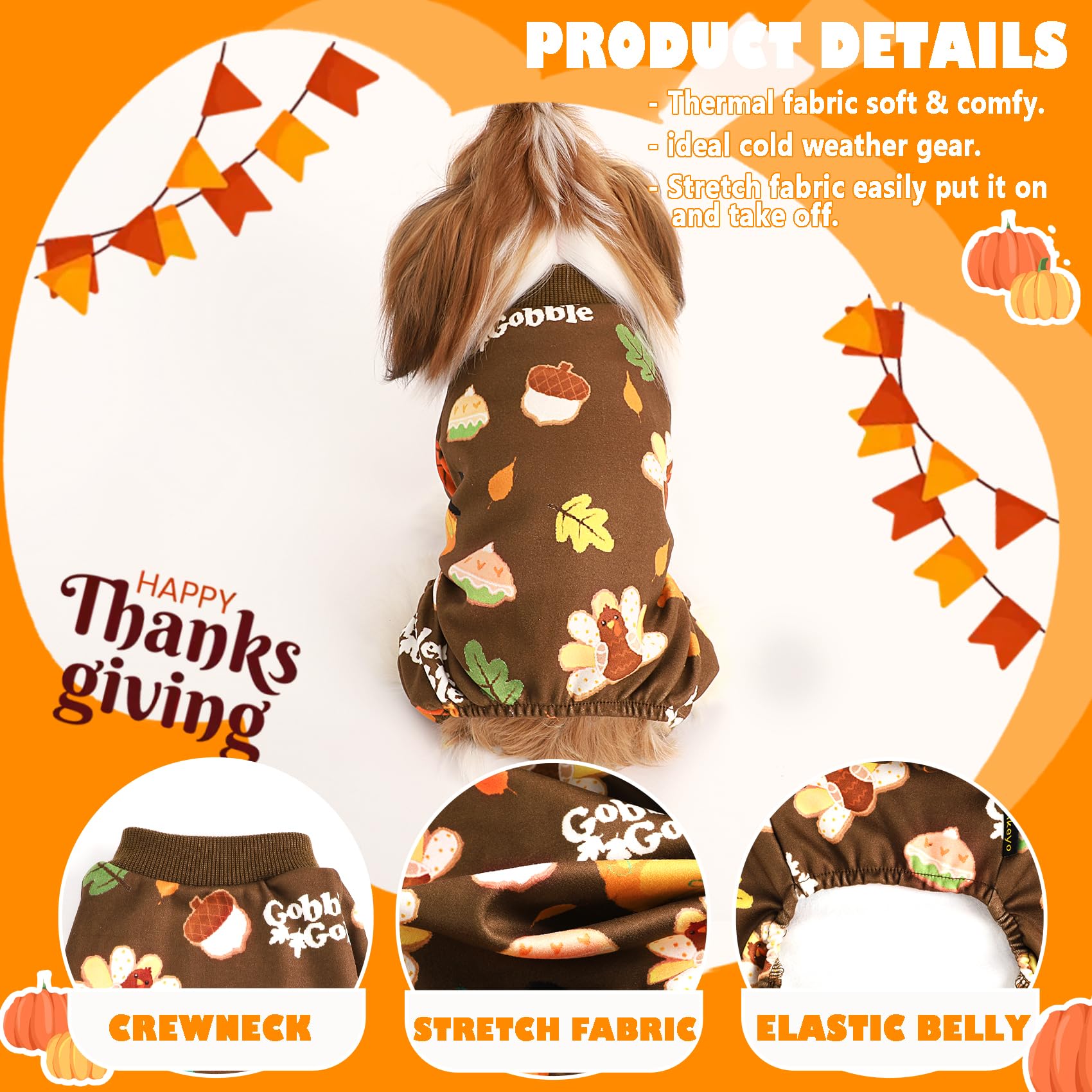 Yikeyo holiday-themed dog clothes for photoshoots and festivals