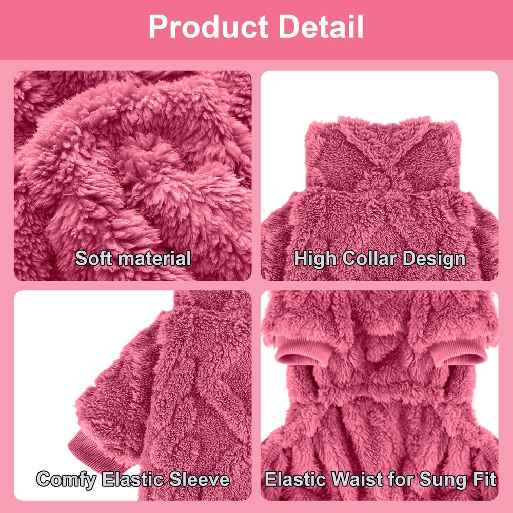 Yikeyo winter dog clothes on Chihuahua highlight warm, cozy comfort