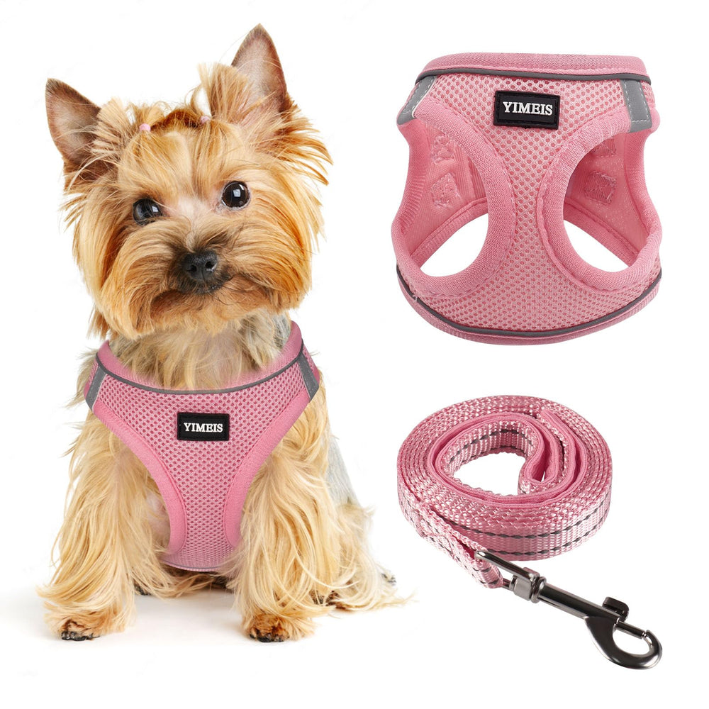 YIMEIS dog harness small dogs honeycomb grid for lightweight daily comfort.