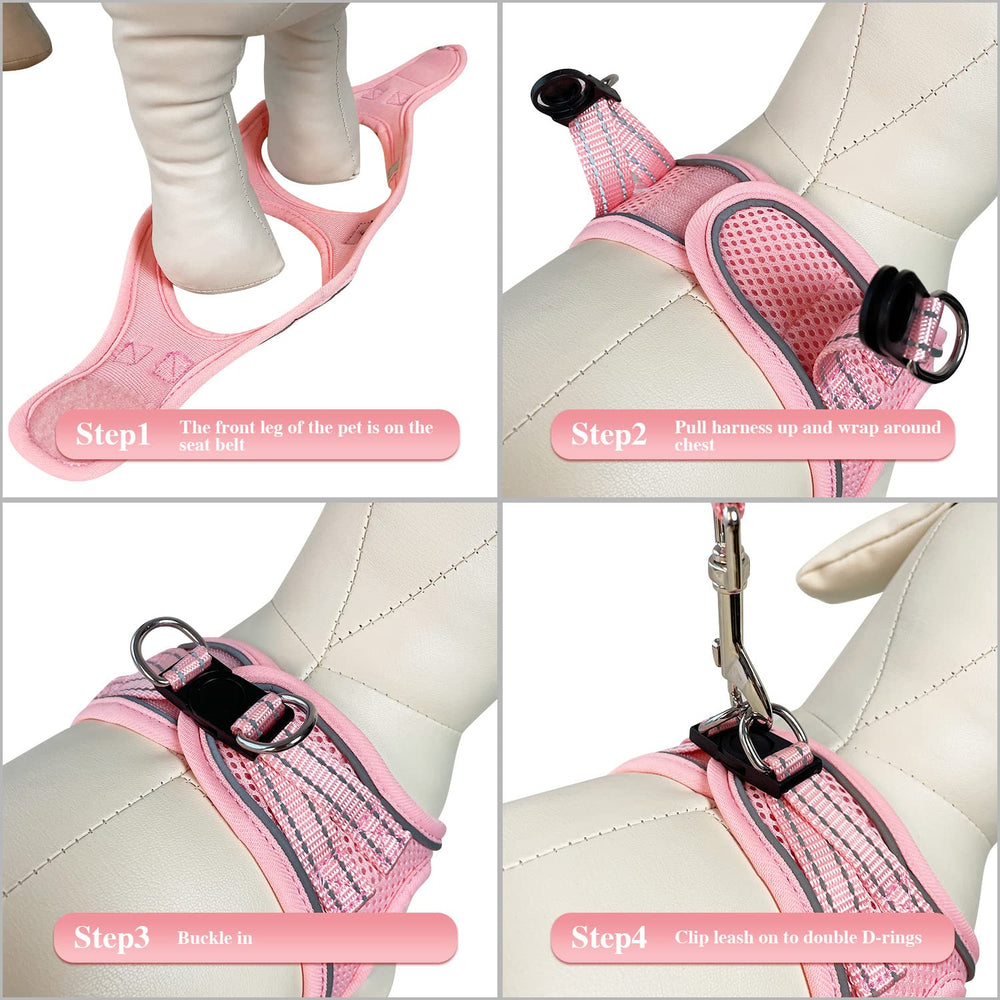 YIMEIS step-in harness featuring Velcro and double D-rings.