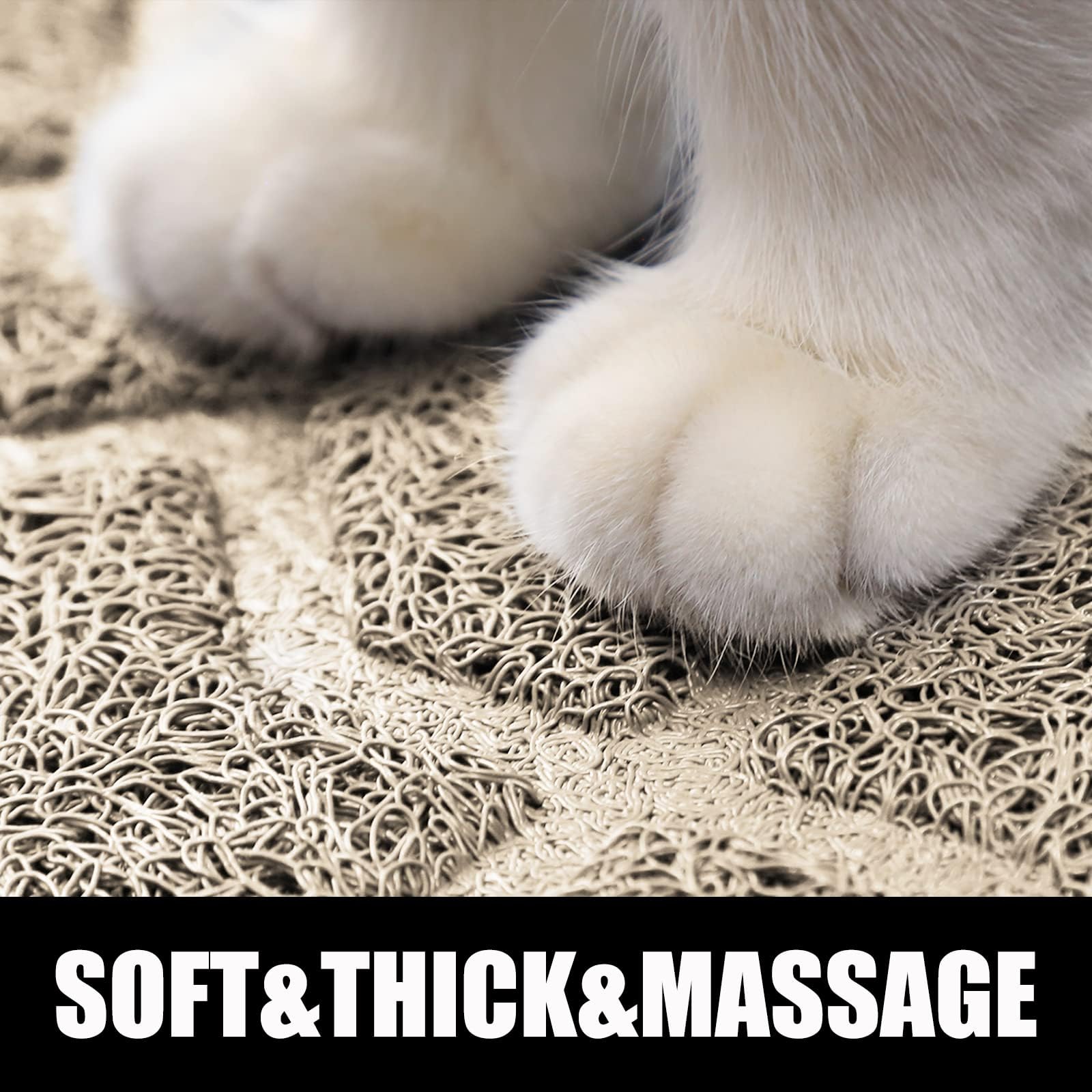 Yimobra cat litter mat dense mesh traps fine litter