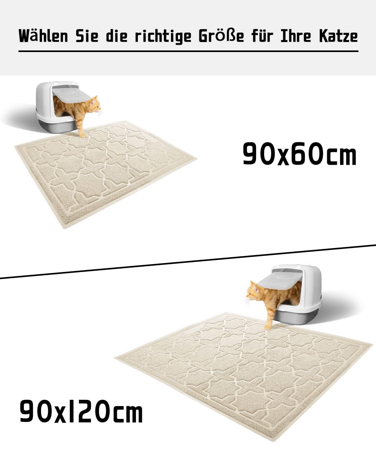 Yimobra cat litter mat easy-clean design supports quick removal of litter