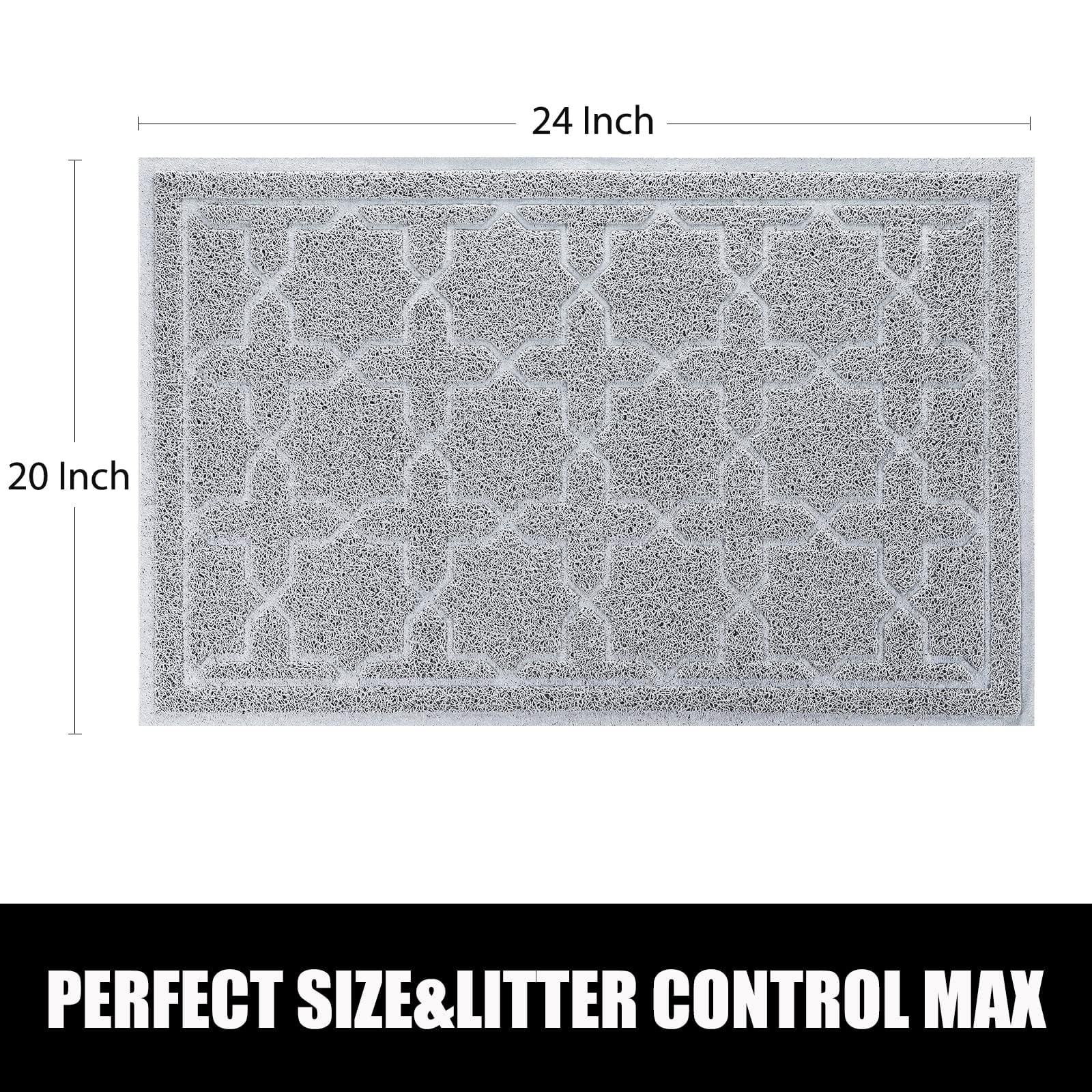 Yimobra cat litter mat waterproof base protects floors from spills.
