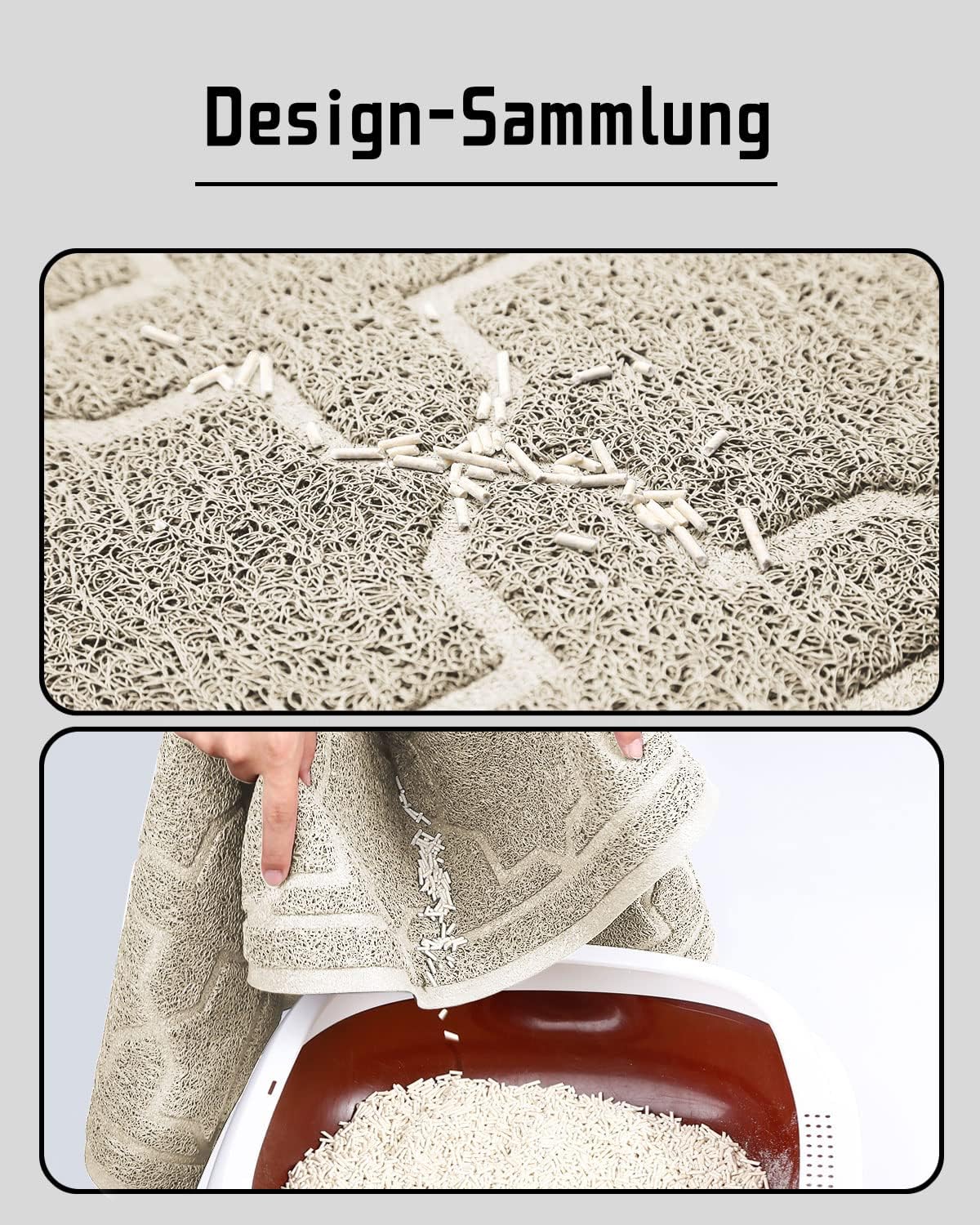 Yimobra cat litter mat waterproof base protects floors from spills